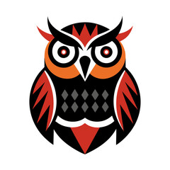 Fototapeta premium Abstract decorative Owl vector illustration