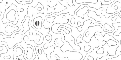 Abstract seamless pattern with lines and stylized height of the topographic contour in lines and topo graphic map design. paper texture Imitation of a geographical map shades .