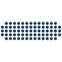 Minimalist Dotted Shape