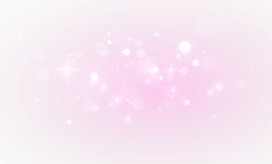 Pink Dust PNG, Magical Sparkling Pink Glitter Bokeh Light and Soft Glow Overlay for Your Design. Festive Shimmering Pink Powder for Cards, Invitations, Banners, and Decorations