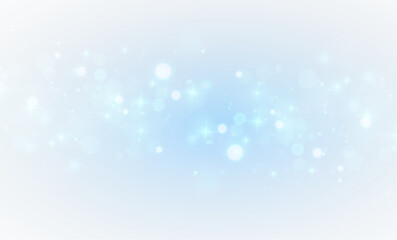 Blue dust PNG, shimmering blue glowing bokeh confetti light and glitter texture overlay for your design. Png festive sparkling blue dust. Holiday powder dust for cards, invitations, banners