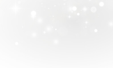 White Dust PNG, Soft Glowing Bokeh Light and Sparkling Glitter Overlay for Festive and Elegant Design, Magic Snow Dust Effect for Cards, Invitations, Banners, and Winter Decorations