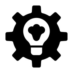 Innovation Vector Glyph Icon Design