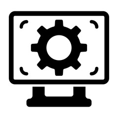Automation Vector Glyph Icon Design