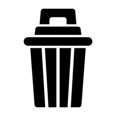 Disposal Vector Glyph Icon Design