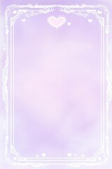 Abstract lace borders flower accents background poster template