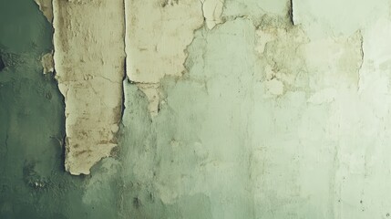 Obraz premium Vintage textured wall, rustic peeling paint, distressed old plaster, worn aged surface, antique wall background