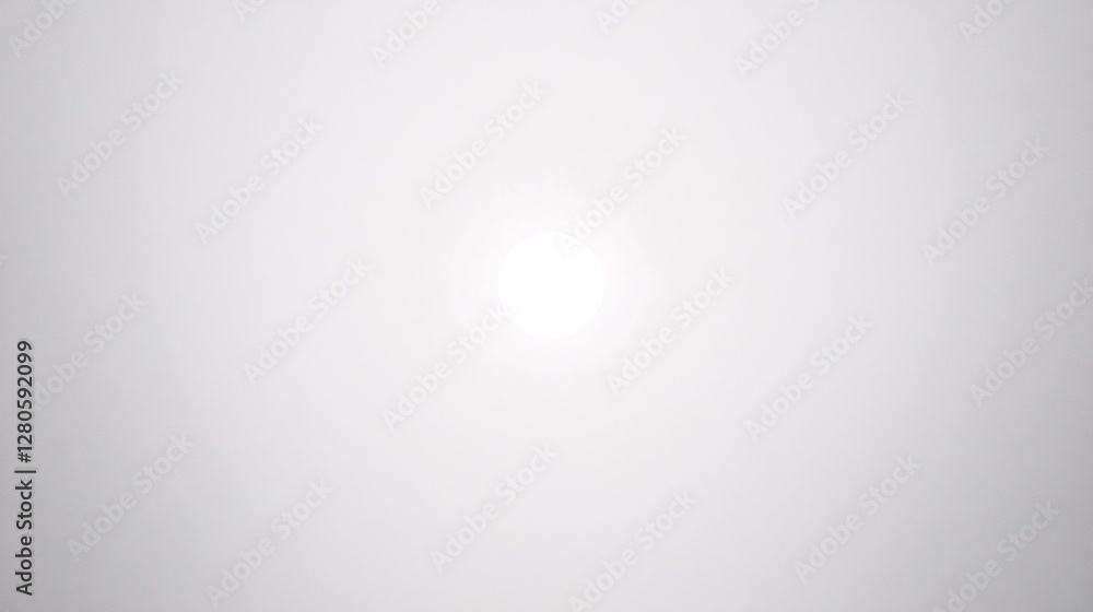 Poster a minimalist white background with a faint circular gradient in the middle --ar