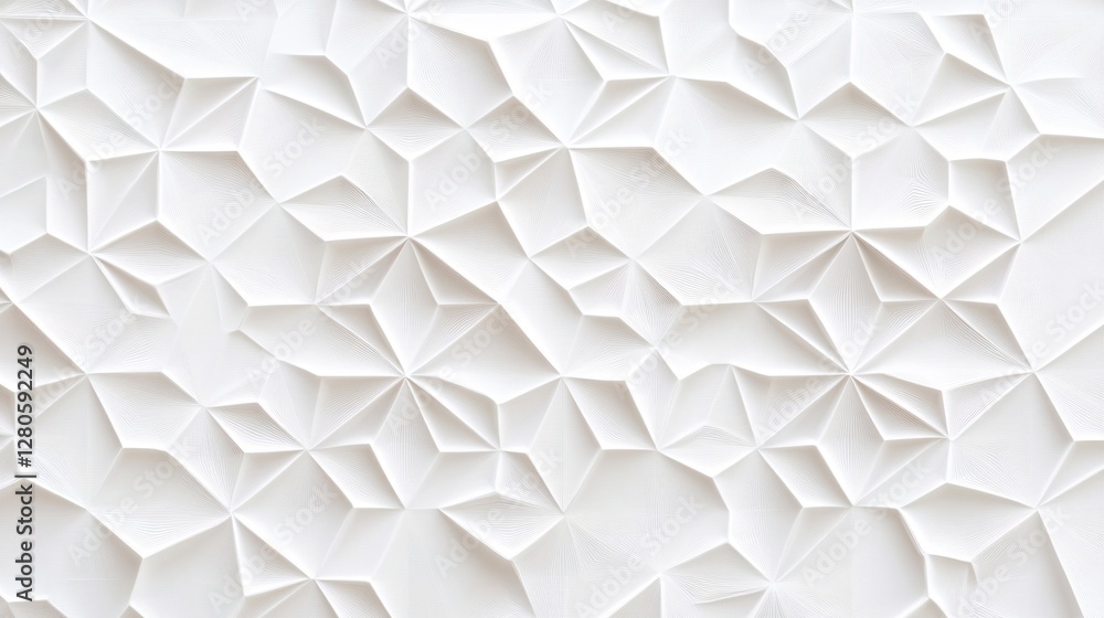 Aufkleber a pure white background with faint overlapping geometric patterns