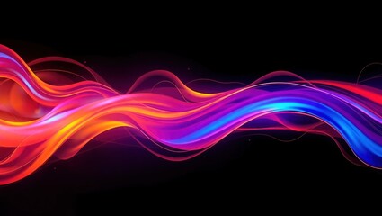 "Vibrant Abstract Fluid Art - Colorful Digital Swirl Background"