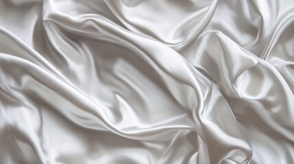 Obraz premium A smooth white background with subtle metallic sheen in silver tones