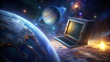 earth and space