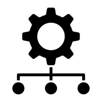 Organization Vector Glyph Icon Design