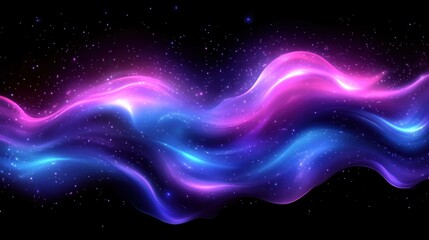 Obraz premium Abstract swirling nebula in space