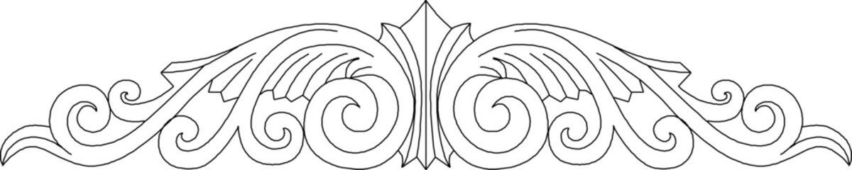 sketch vector illustration silhouette design ornament decoration Neoclassical Style Decorclassic vintage  