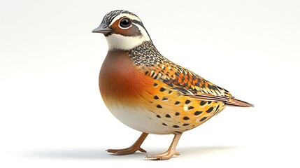 Obraz premium Colorful bird illustration wildlife exhibit digital art studio close-up