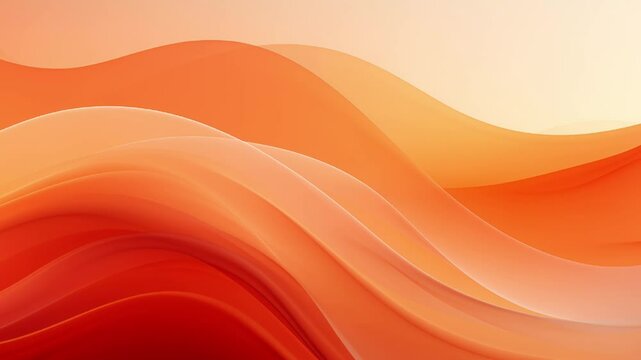 Orange gradient brush design abstract background. abstract orange wave background. 4K Footage Orange gradient brush design abstract background for banner, web design