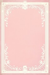 Abstract lace borders flower accents background poster template