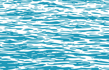 One color blue water background with waves and ripples