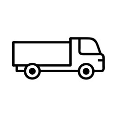 truck on a white background