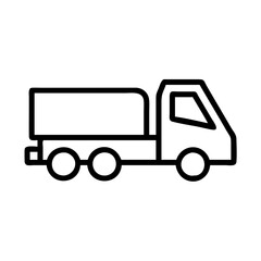 truck on a white background