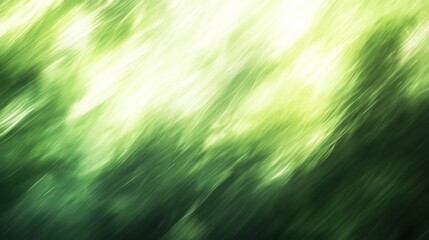 Sunlight filtering through blurred green foliage