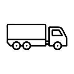 truck on a white background