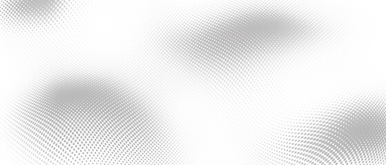 Curve and wave grunge halftone background. Black Dots and halftone pattern with. transparent background png