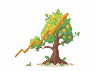 Money Tree Growth in Stock Market Trends