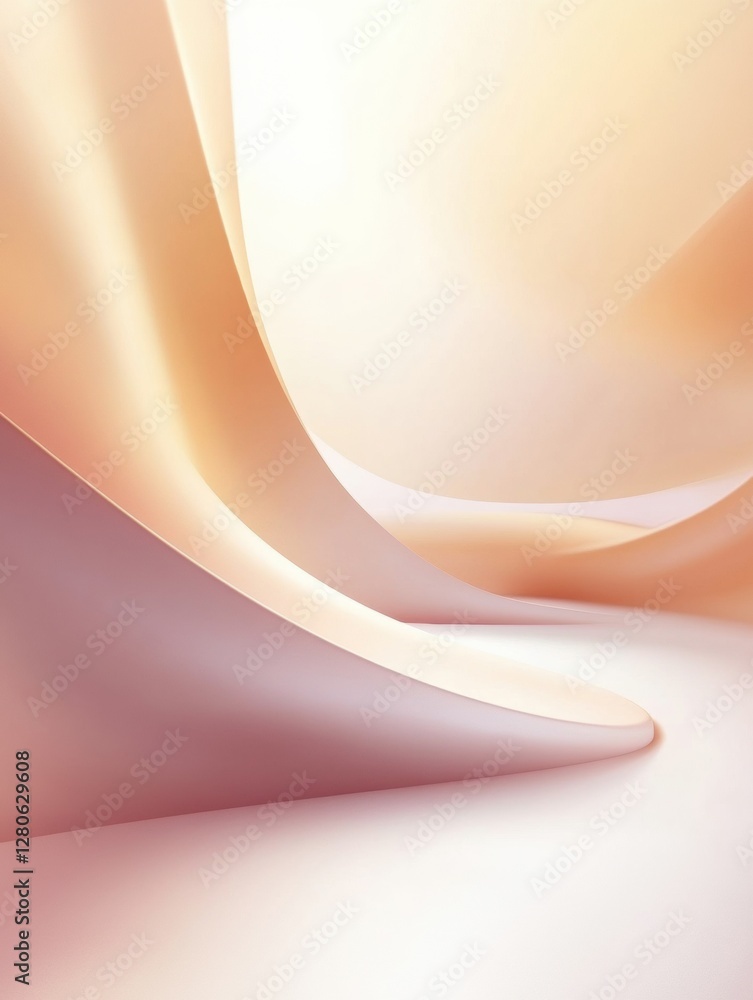 Poster Minimalist gradient background for creative projects and text placement flexibility in modern design layout. Generative AI