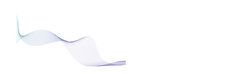 Abstract colorful wave and curve lines with technology background. Abstract frequency sound wave technology and science background. Wavy banner, template design.