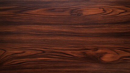 Obraz premium Dark wooden background with rich walnut grain and texture. Oak and timber elements create a natural, glossy finish, resembling a modern parquet or laminate design