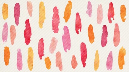 Vibrant Watercolor Brushstrokes