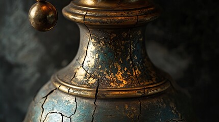 Antique Decorative Vase with Unique Patina