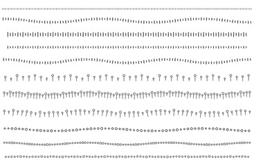 シンプル手描きライン素材ベクターイラストセット