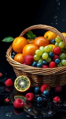 The Ultimate Basket of Fresh Fruits