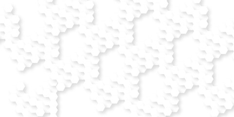 Background with hexagons. Abstract background with lines. white texture background. hexagon abstract background. Surface polygon pattern with glowing hexagon paper texture and futuristic business.