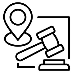 notary location single icon
