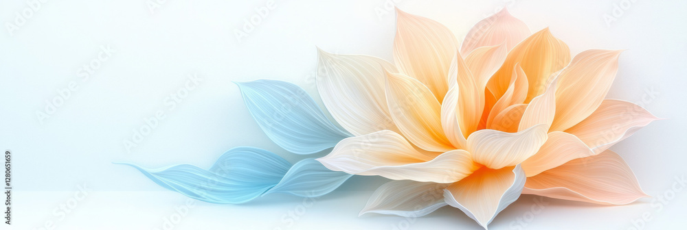 Poster half-open bud capturing a gradient from buttery yellow at the center to translucent ivory on the