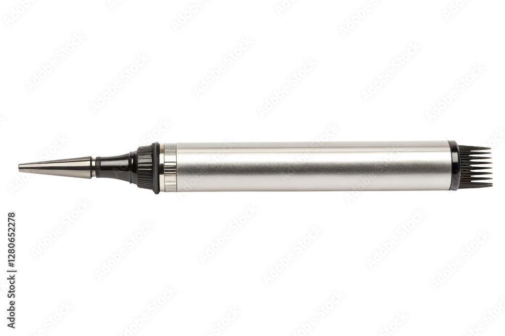 Aufkleber silver soldering iron with precision tip isolated with transparent background