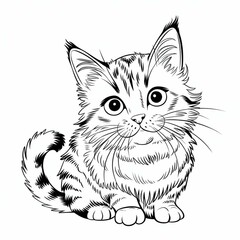 sketch of an illustrative cat