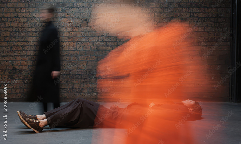 Poster exploring states of mind: a dynamic interaction between stillness and motion in human emotion