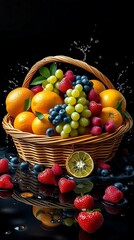 A Stunning Display of Fresh Fruits