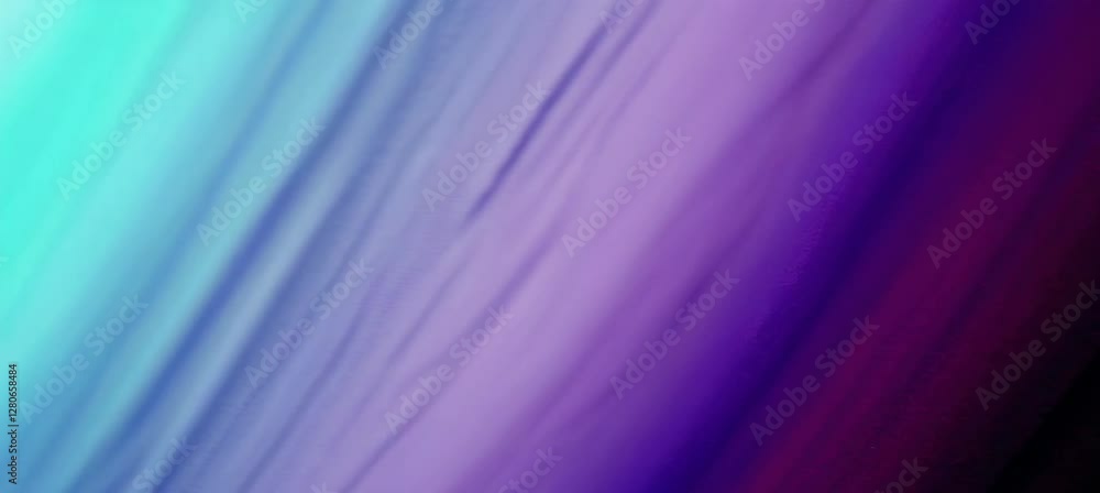 Poster dynamic waves of abstract purple and blue light creating mesmerizing movement