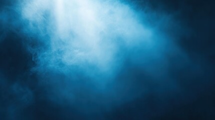 A mesmerizing mist of blue smoke creates an ethereal ambiance, perfect for enhancing dramatic visuals.