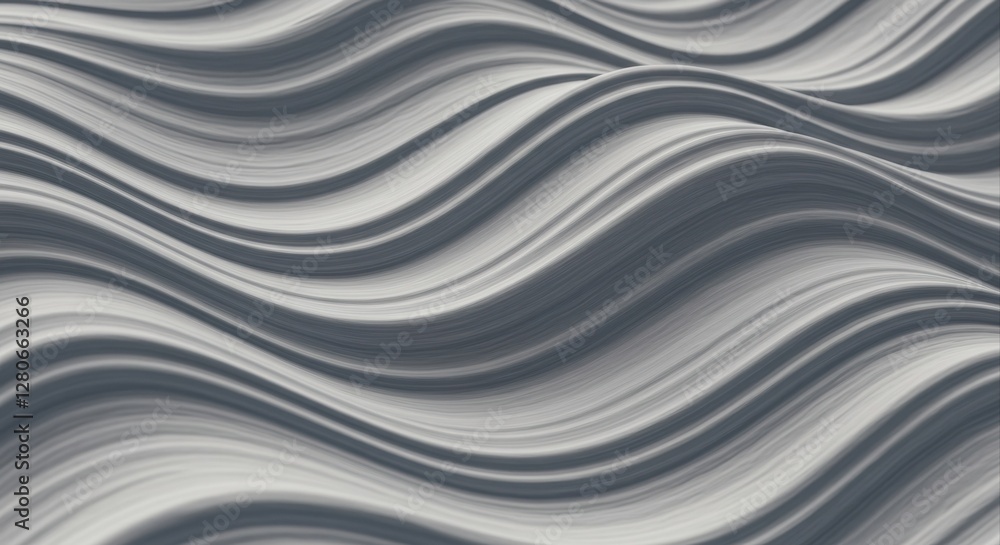 Aufkleber abstract gray wavy lines create a dynamic texture.