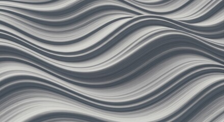 Obraz premium Abstract gray wavy lines create a dynamic texture.