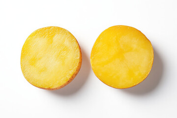 Potatoes isolated on white background