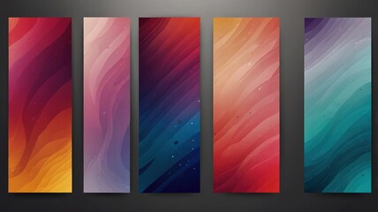 "Abstract Gradient Waves Wallpaper - Colorful Digital Art Background"