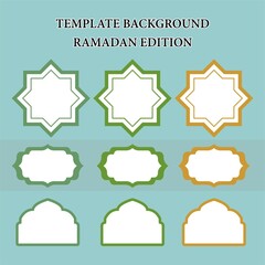 set of frames ramadan edition